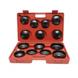 Trusa chei pentru filtre de ulei 15 piese, 65-100 mm, cu valiza