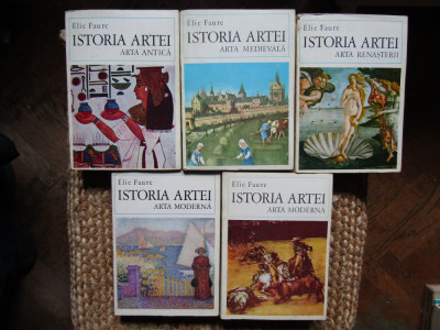 Elie Faure - Istoria artei ( 5 vol. ) foto