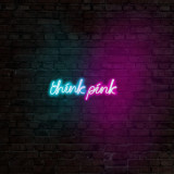 Aplica de Perete Neon Think Pink