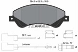 Set placute frana TEXTAR 2448501