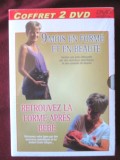 Pachet 2 DVD-uri: "9 mois en forme et en beaute. Retrouvez la forme apres bebe". Exercitii pentru perioada sarcinii si regasirea formei dupa nastere