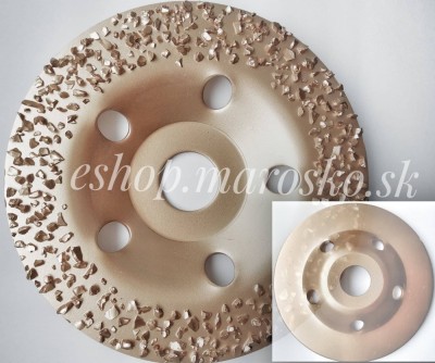 Disc oala placat cu carburi metalice -125mm APROAPE Grosier foto