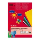 Hartie glasata A4, 80 g/mp, diverse culori, set 10