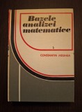 BAZELE ANALIZEI MATEMATICE - CONSTANTIN MEGHEA