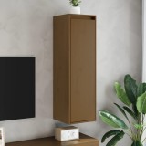 VidaXL Dulapuri perete 2 buc. maro miere 30x30x100cm lemn masiv de pin