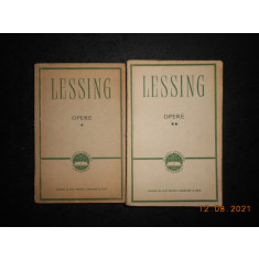 GOTTHOLD EPHRAIM LESSING - OPERE 2 volume (1958)