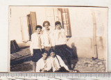 Bnk foto Viorica Litzica impreuna cu membre ACF, Alb-Negru, Romania 1900 - 1950, Portrete