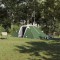 vidaXL Cort cu acoperiș Verde și Negru 510 x 240 x 156 cm Poliester 42001163