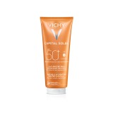 Lapte hidratant pentru protectie solara fata si corp SPF 50+ Capital Soleil, 300ml, Vichy