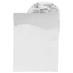 Suporturi decorative pentru cărți vidaXL 2 buc Silver 7x9x11 cm Aluminiu Bufniță