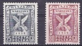 TSV % - 1954 MICHEL 847-848 POLONIA, MNH/** LUX