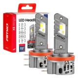 Becuri auto LED X5 Winger H15 49W 6000K Canbus AMiO, Xenon White, 4400LM, 11-18V, LED 3570 CSP, ventilator electronic si miez de cupru