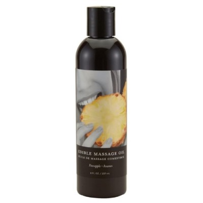 Masaj - Earthly Body Ulei Comestibil de Masaj 236 ml Masaj Fin cu Ingrediente Naturale - Ananas foto