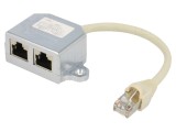Splitter RJ45 8p8c cu 2 socluri