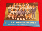 Foto echipa fotbal - WERDER BREMEN (sezonul 1988/1989)