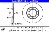 ATE 24.0116-0126.1 Disc frana