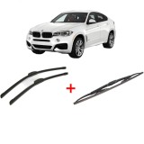 Cumpara ieftin Set 3 stergatoare BMW Seria X6 (F16, F86) 2014 - 2019, pentru parbriz si luneta, Bosch Twin