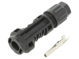 Conector Solar Tată 4-6mm2 cu Contacte Crimpat SOLARLOK