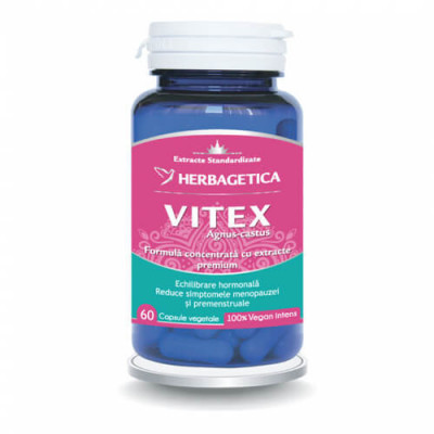 Vitex 0.5/10, 60cps, Herbagetica foto