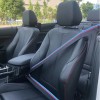 Banda pentru centura de siguranta auto Neagra cu dungi albastru si rosu