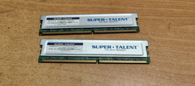 Ram PC Supar Talent 2GB 2X1GB 667MHz T6UBGC5 foto