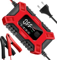 Redresor incarcator auto moto cu ecran LCD, reparare prin impulsuri si moduri de vara iarna 12V 6 Amp