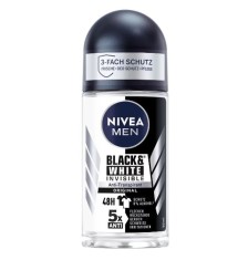 Deodorant roll on Nivea Men Invisible for Black and White Invisible Anti-Transpirant, 48H, 50ml