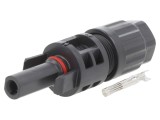 Conector Solar Mamă 4-6mm&sup2; cu Contacte Crimpat SOLARLOK