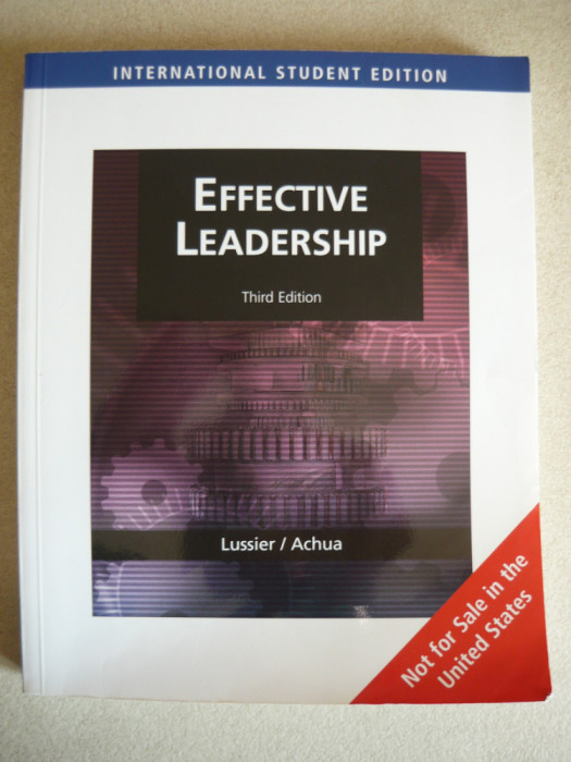 LUSSIER / ACHUA - EFECTIVE LEADERSHIP - 2007