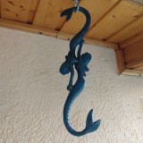 cuier agățătoare carlig vintage decorativ sirena nautic marin oceanic pescaresc