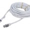 Cablu USB 3.1 RJ45 și USB C 10m alb