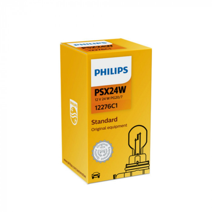 Bec Proiector 12V PSX24W Pentru Logan Facelift (Cutie) Philips