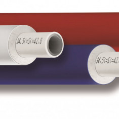 Teava multistrat FORNELLO Hidronix, izolata, culoare albastru, diametru 16x2 mm cu insertie de aluminiu, colac 100 ml, 10 Ani Garantie