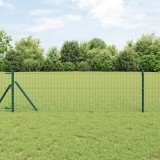VidaXL Euro Fence Verde 0,4x50 m Oțel