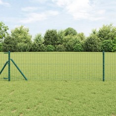 vidaXL &amp;Icirc;ngrădire Euro Verde 0.4x10 m Fier foto
