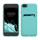 Husa Kwmobile pentru Apple iPhone 8/iPhone 7/iPhone SE 2, Verde deschis, Silicon, KWM0000134I014C, Carcasa