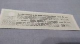 CUPOANE /BON DE TREZORERIE CU REDUCERE 1925 UNGARIA