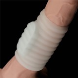 Cumpara ieftin Inel / Manson Penis Cu Vibratii Vibrating Spiral Knights Ring, Alb