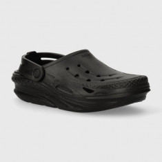 Crocs papuci Off Grid Clog femei, culoarea negru, 209501.001