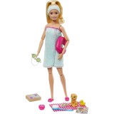 Papusa Barbie wellness si relaxare la spa, Mattel