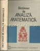 Dictionar Analiza Matematica - Romulus Cristescu, Ion Chitescu, 1989, 469 pagini, Bucuresti