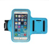 Husa Brat Telefon Sport MRG M592 4.7 inch Albastru, Banda Ajustabila, Buzunar Chei, Rezistenta Apa, Jogging, Ciclism