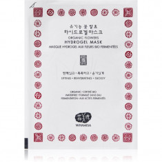 WHAMISA Organic Flowers Hydrogel Facial Mask mască intensă cu hidrogel pentru luminozitate si hidratare 33 g