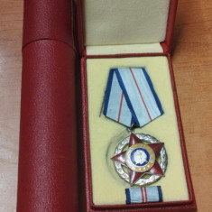 AMS % - ORDINUL MERITUL MILITAR CL.II 1972, BREVET, CUTIE, BARETA, ETUI