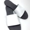 Papuci de dama din piele White Elisa