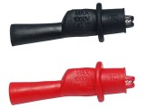 Set 2 Borne Crocodil 1kVDC 54mm Negru/Roșu