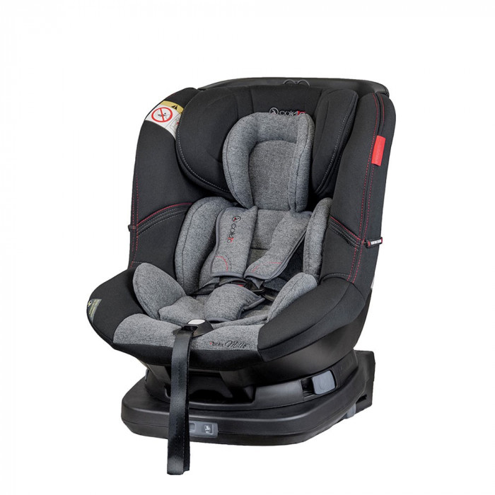 Scaun auto Millo rotativ 360 grade cu ISOFIX 0-18 kg Negru Coletto for Your BabyKids