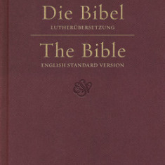 ESV German/English Parallel Bible (Luther/ESV, Dark Red)