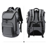 Rucsac unisex, rezistent la apa, compartiment laptop 15,6 inch, multifunctional, OZUKO OZ9409GY Gri