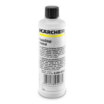 Detergent lichid, antispumant, pentru aspirator cu filtrare DS / aspirator cu abur SV, Karcher RM Foam Stop Neutral, 6.295-873.0 foto